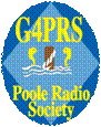Poole Radio Society logo and home button